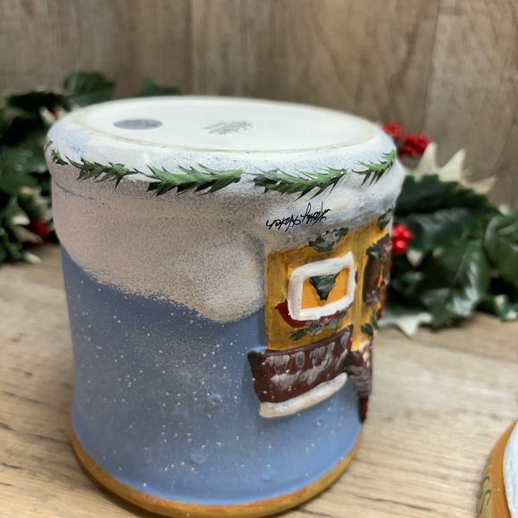 Kathy Hatch Collection "Sugar Maple" Ceramic Jar Candle Holder - Picture 15 of 15